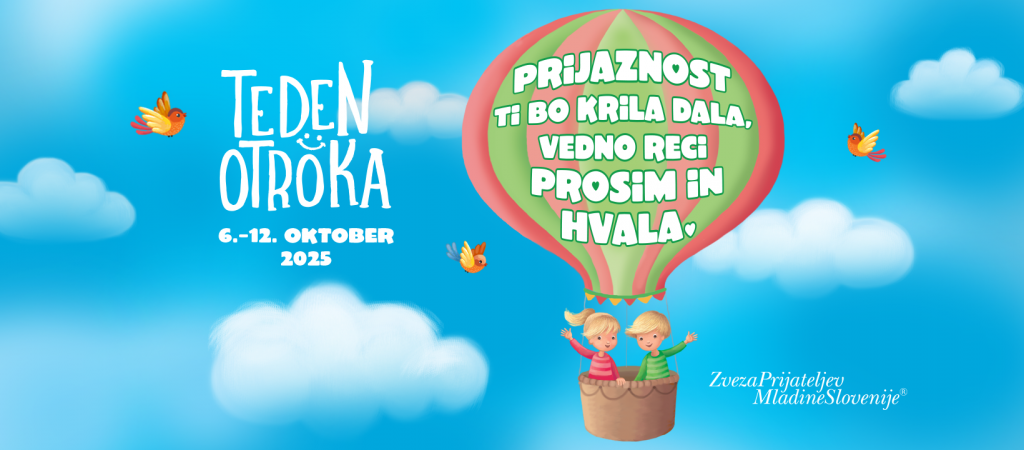 TEDEN OTROKA 2025: Prijaznost ti bo krila dala, vedno reci prosim in hvala